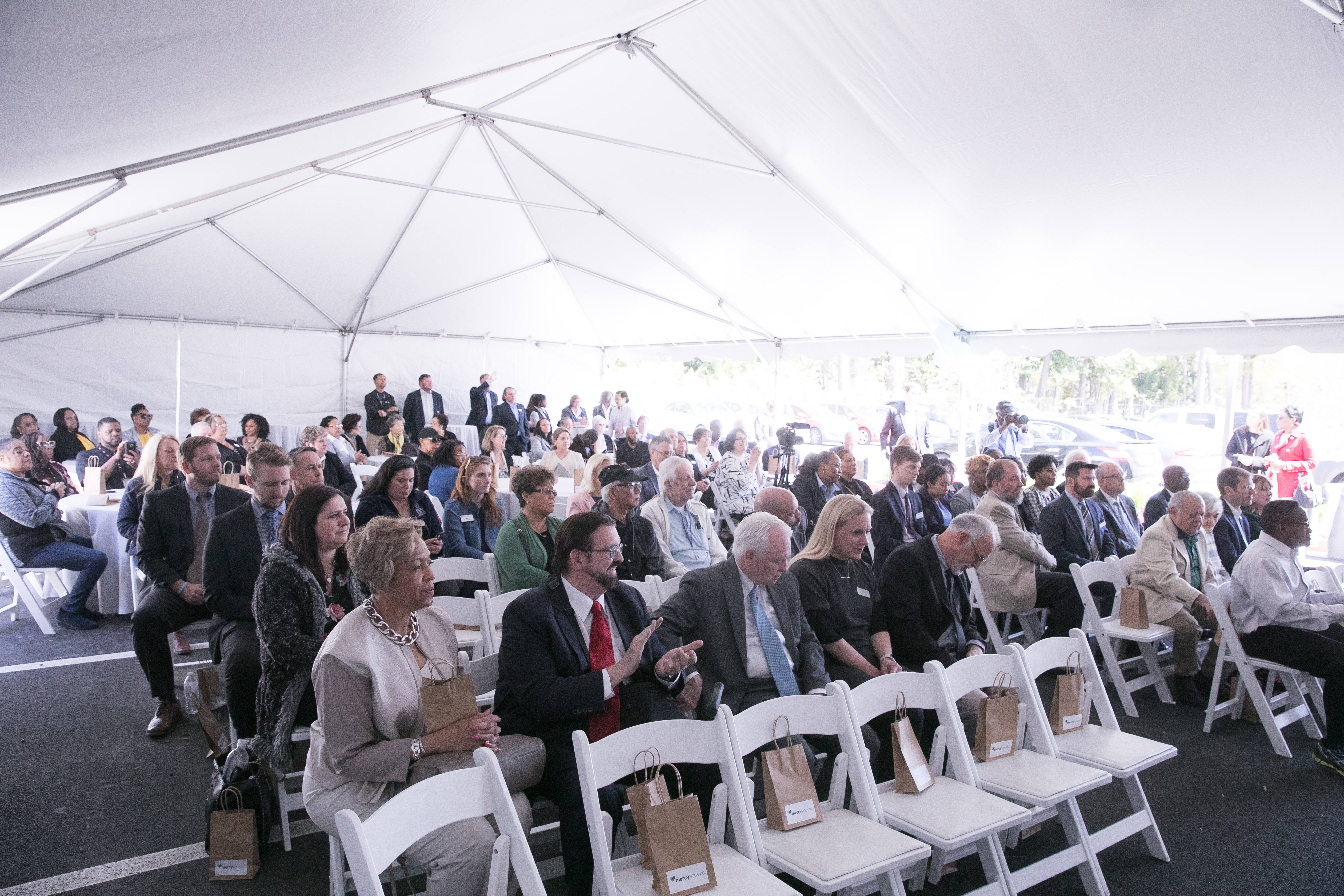 Mercy Park ribbon cutting in Chamblee, GA.